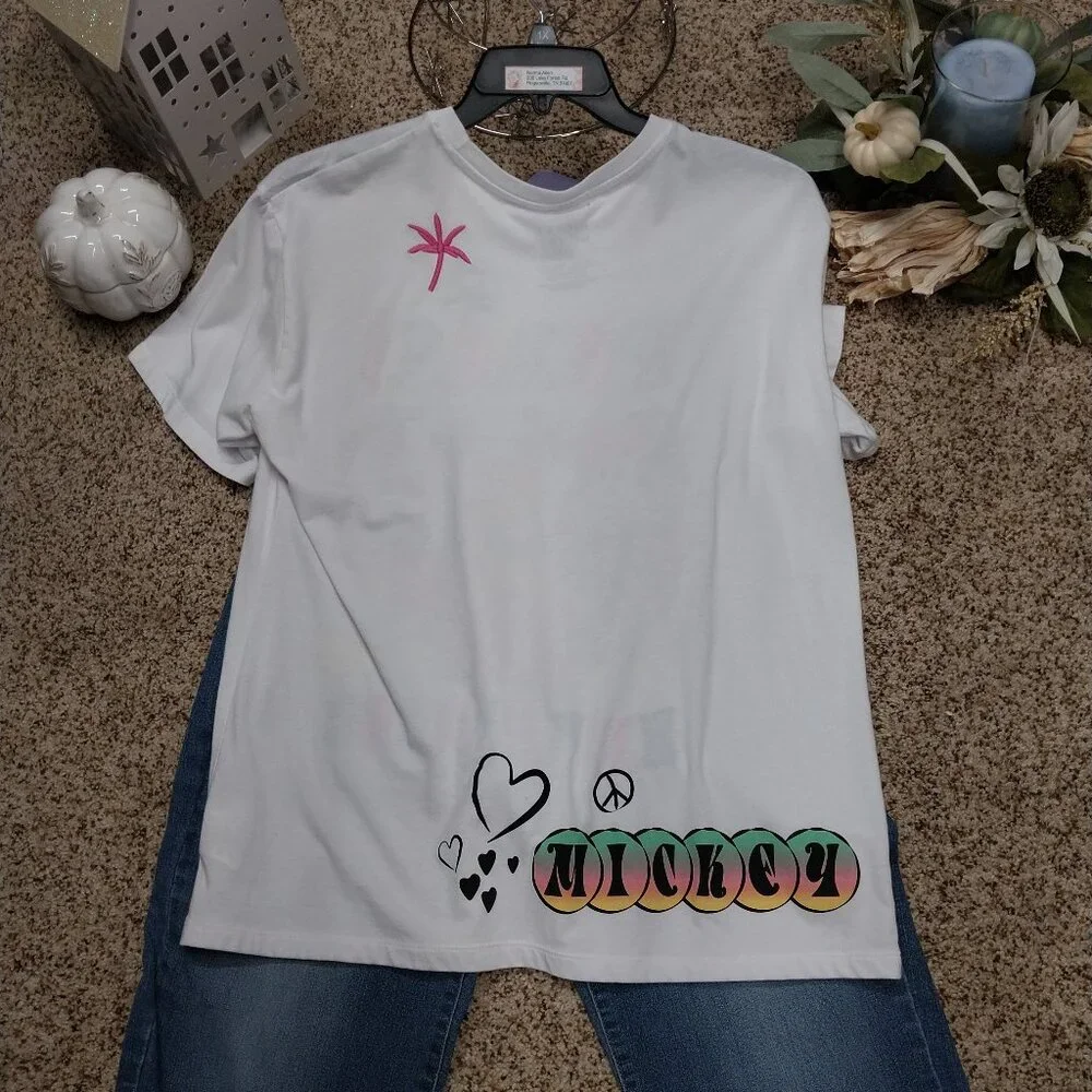 3717 Size Large Mickey Mouse Embroidered Tee Shirt. - Picture 4 of 6